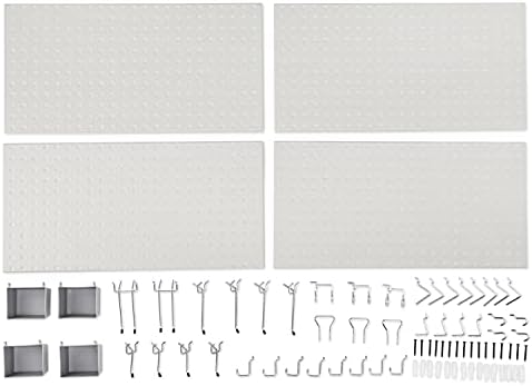 Amazon Basics Rectangular Metal Pegboard Wall Organizer, Tool Storage - Image 7