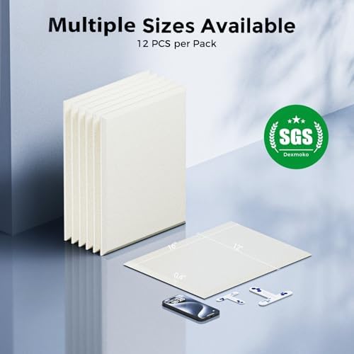 12 Pack Self-Adhesive Acoustic Panels, 2nd Generation Sound Absorbing Panel - Image 7