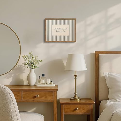 Framed Vintage Inspiring Canvas Wall Art, It Feels So Good to Be Home Canvas - Image 7