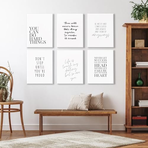 Office Inspirational Wall Art Decor Motivational Quotes Canvas Wall Art - Image 7