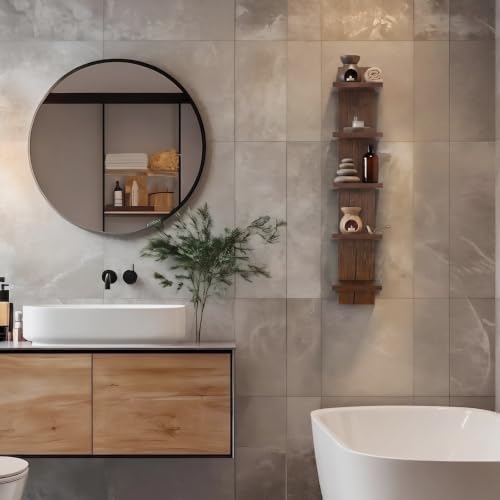 Homaterial 5 Tier Floating Wall Shelf Unit - Image 6