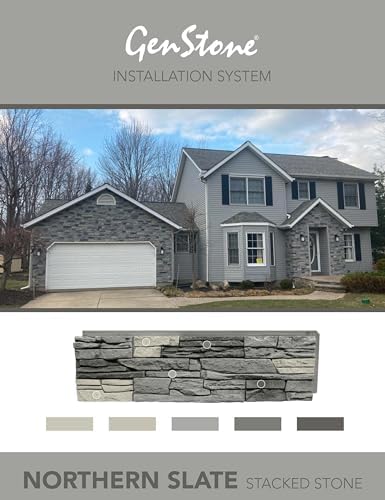 GenStone Faux Stacked Stone Peaked Pillar Cap 13.5" x 13.5" x 1.75" in Northern - Image 5