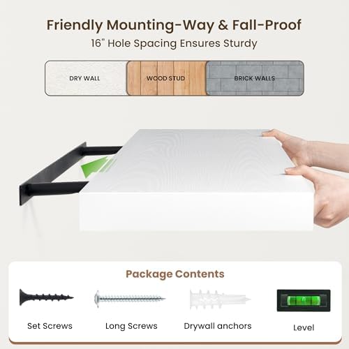 FLYJOE 48 Inch Floating Shelves - Image 7