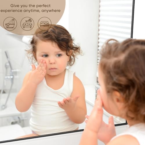 Antok 22x30 Black Metal Framed Bathroom Mirror, Wall Mirror - Image 7