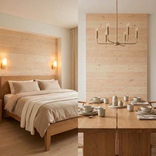 SINGULARWOOD Tongue & Groove Pine Wood Wall Panels, Wood Planks - Image 7