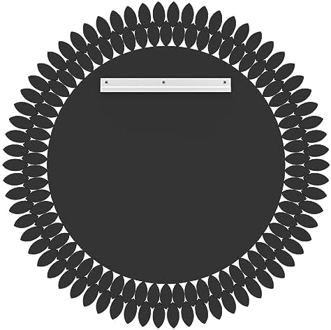 Kelly Miller 32" Jeweled Luxury Round Decorative Wall Mirror - Image 6