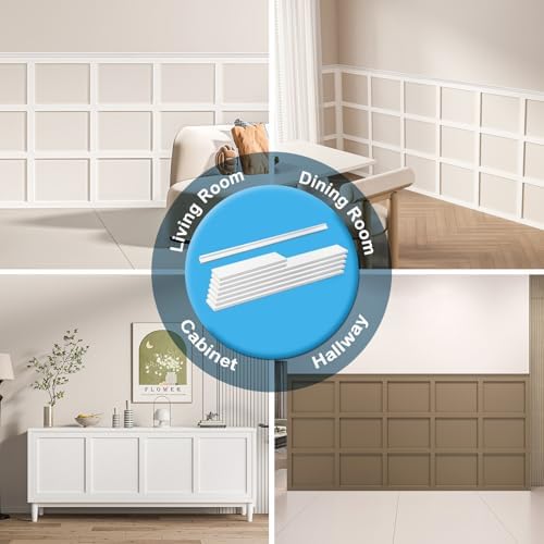 Art3d Pre-Cut Board and Batten Wainscoting Panel, Covers 10 ft - Image 6