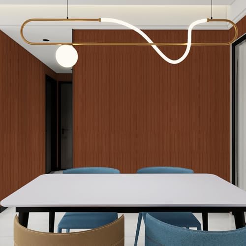 3D Faux Wood Slat Wall Panel – Peel and Stick Self Adhesive Soundproof Foam - Image 7