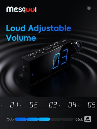 Mesqool Projection Alarm Clock - Image 6