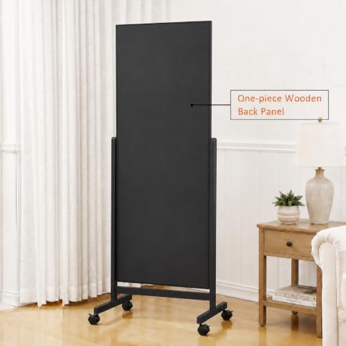 Full Length Mirror with Wheels, Rolling Standing Dressing Mirror - Image 6