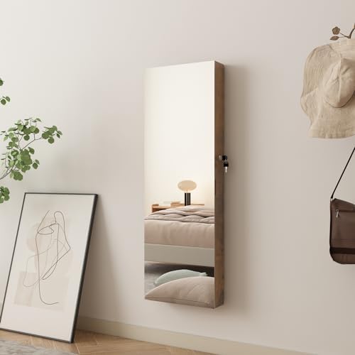 Full Length Mirror Jewelry Armoire Jewelry Cabinet - Image 6