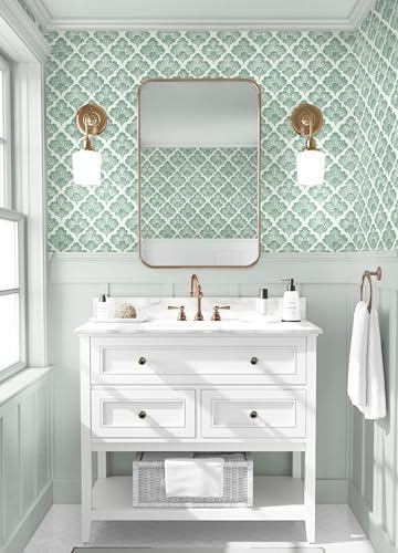 Hopepak 17.3"×197" Floral Peel and Stick Wallpaper - Image 6