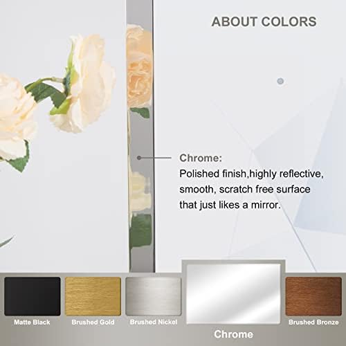 ANDY STAR Chrome Bathroom Mirrors - Image 6