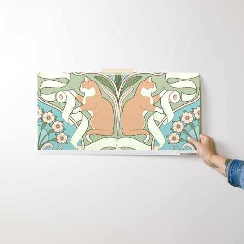 Spoonflower Whimsical Art Peel and Stick Wallpaper - Image 7