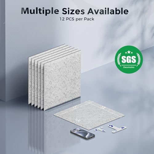 12 Pack Self-Adhesive Acoustic Panels, 2nd Generation Sound Absorbing Panel - Image 7