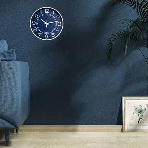 HZDHCLH 12 Inch Modern Wall Clock Battery Operated Silent Non Ticking - Image 6
