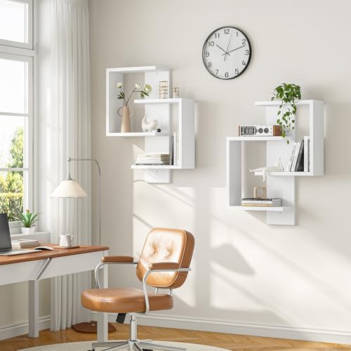 REIBII 8 Tier Floating Shelves, DIY Wall Mounted Shelves, Lack Shelf - Image 6