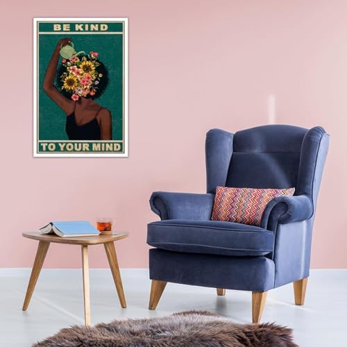 Dcvjiy Retro Be Kind To Your Mind Poster Fashion Black Girl Wall Art Lose Your - Image 7