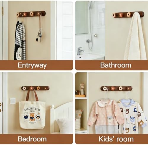 Kids Coat Rack Wall Mount - Image 7
