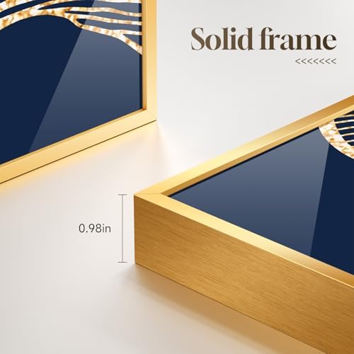 Framed Modern Luxury Wall Art for Living Room, 3 Piece 24x36 In - Image 6