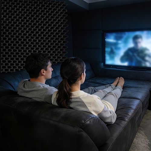 6 Pack Sound Proof Foam Panels 48x24x2 Acoustic Foam Panels Egg Crate Foam - Image 7