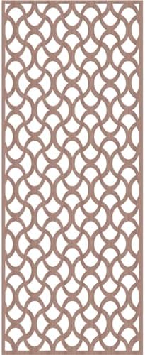 29 3/8"W x 74 3/8"H x 3/8"T Resort Decorative Fretwork Wood Wall Panels - Image 4
