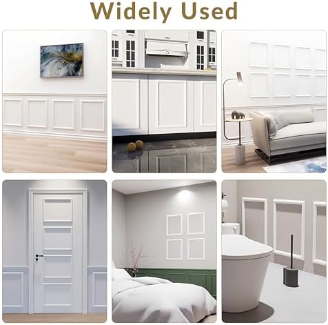 Peel and Stick Molding 4Set 20X20IN, Picture Frame Molding Paintable - Image 6