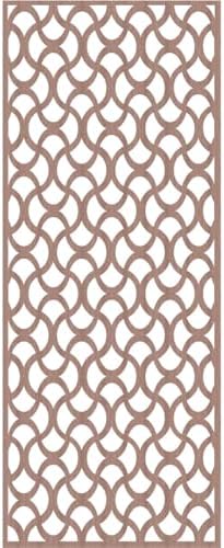 Resort Decorative Pierced Fretwork Wood Wall Panels, 37 3/8"W x 94 3/8"H x 3/8"T - Image 4