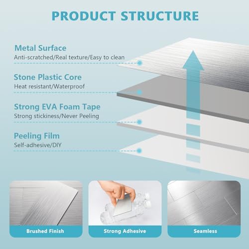 Vamos Tile 100-Pack Peel and Stick Backsplash Tile - Image 7
