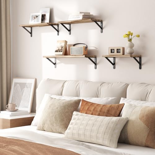 YGEOMER 4 Different Sizes Floating Shelves - Image 7