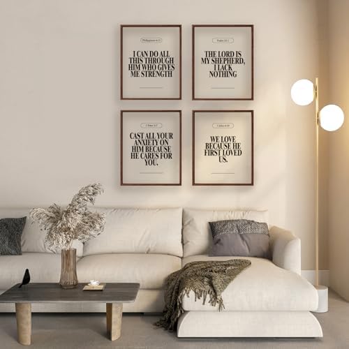 Locomiss Black and White Christian Minimalist Jesus Wall Art Decor Posters - Image 7