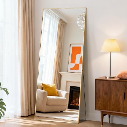 NEWBULIG 56"x21" Full Length Mirror, Full Body Floor Mirror - Image 6