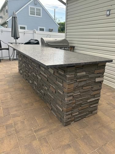 OTECKO Distinct 4-Pack Faux Stacked Stone 90 Degree Outside Corner Pieces - Image 3