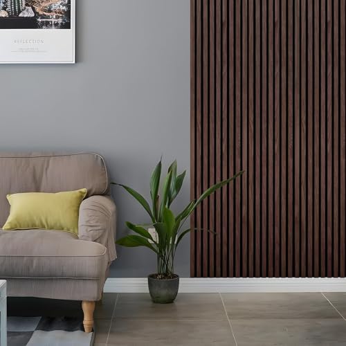 ZETY HOME Acoustic Wood Wall Panels, Slat 4-Pack, 94.5 in - Image 7