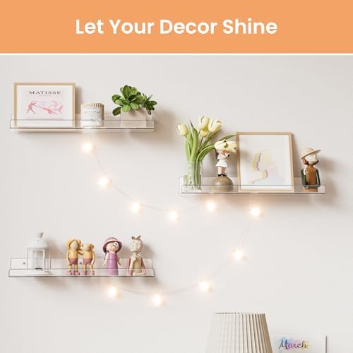 upsimples 4 Pcs 15" Acrylic Shelves - Image 6