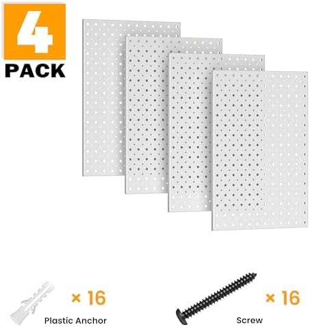 Pegboard Smith Metal Pegboard Panels, Wall-Mounted Pegboard Organizer System - Image 7
