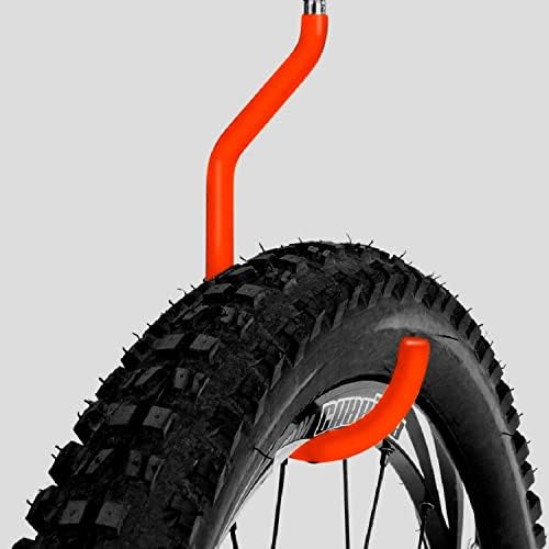 SMARTOLOGY Bike Storage Hook, Bike Hanger, Rubber Coated Heavy Duty Large Screw - Image 6