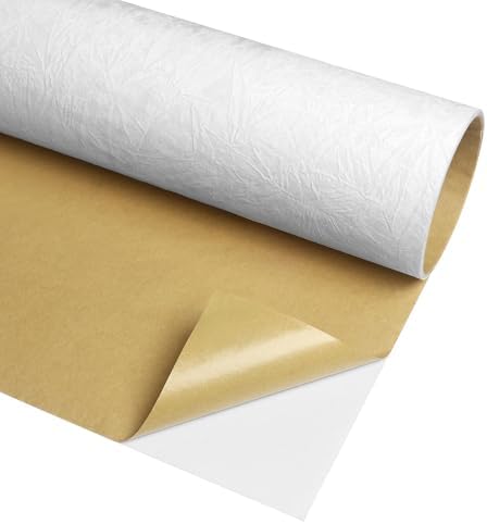 30x317 Soft Velvet Wallpaper Crushed White Wallpaper Self Adhesive Velvet - Image 7