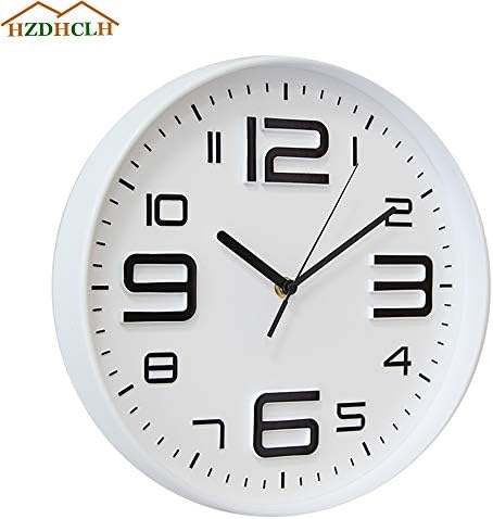 HZDHCLH Wall Clock 12 Inch Silent Non Ticking Clock - Image 4