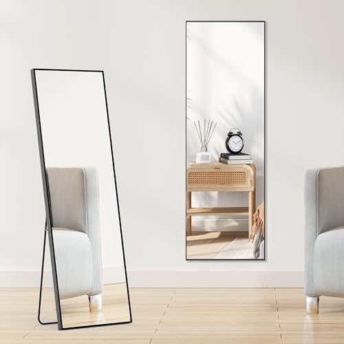 OLIXIS Black Full Length Mirror 15"x56" - Image 6