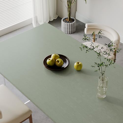 VaryStyle Sage Green Grasscloth Peel and Stick Wallpaper Textured Faux - Image 7
