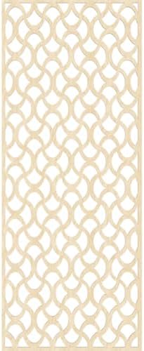 Resort Decorative Pierced Fretwork Wood Wall Panels, 29 3/8"W x 74 3/8"H x 1/4"T - Image 4