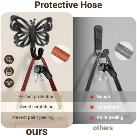 Butterfly Design Metal Hook for Both Screw Mounting and Strong Adhesive - Image 6
