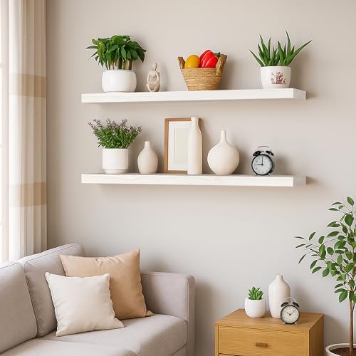 BGMG Wood Floating Shelves, 36x6.7x1.25 inch - Image 6