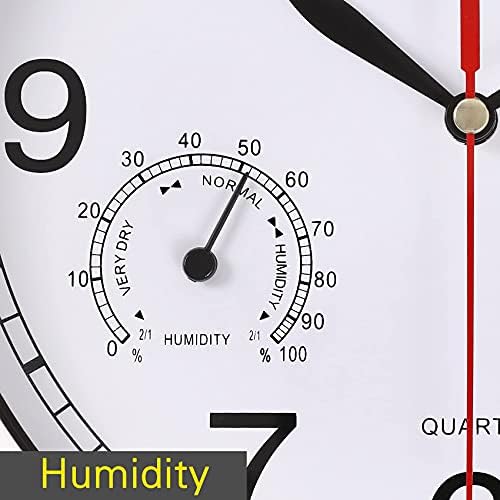8 Inch White Wall Clock Silent Wall Clocks - Image 6