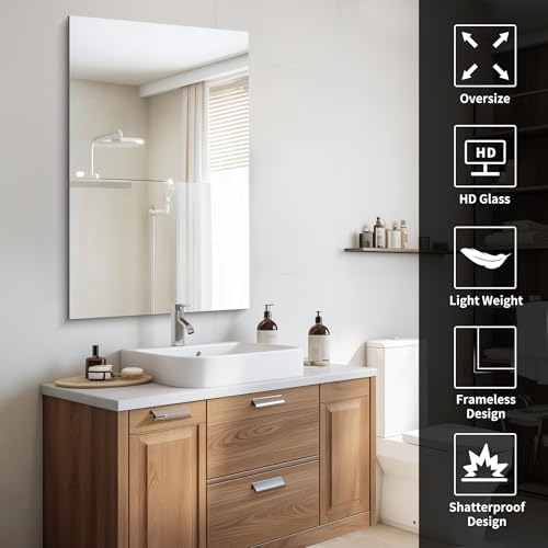 CILIBER Frameless Mirror, 24x40 Mirrors - Image 7