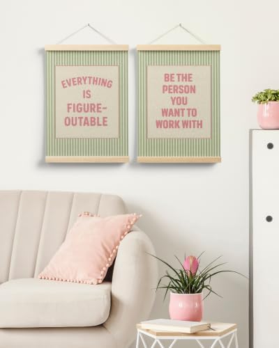 FGFK Positive Affirmations Wall Art Poster Hanger Frame 12x16 Inch - Image 7