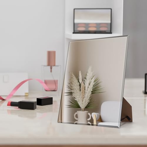 Calenzana Frameless Mirror Wall Hanging and Desk Standing, Compatible - Image 6