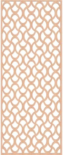 Resort Decorative Pierced Fretwork Wood Wall Panels, 27 3/8"W x 69 3/8"H x 3/8"T - Image 4
