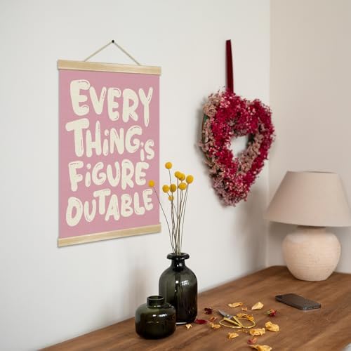 Everything is Figureoutable Inspirational Wall Art Decor, Positive Motivational - Image 7